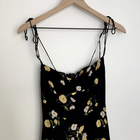Reformation Emmie Midi Dress in Piazza Floral Summer  Size 0 - Picture 4 of 13